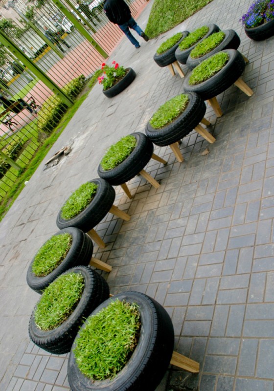 tire-planters
